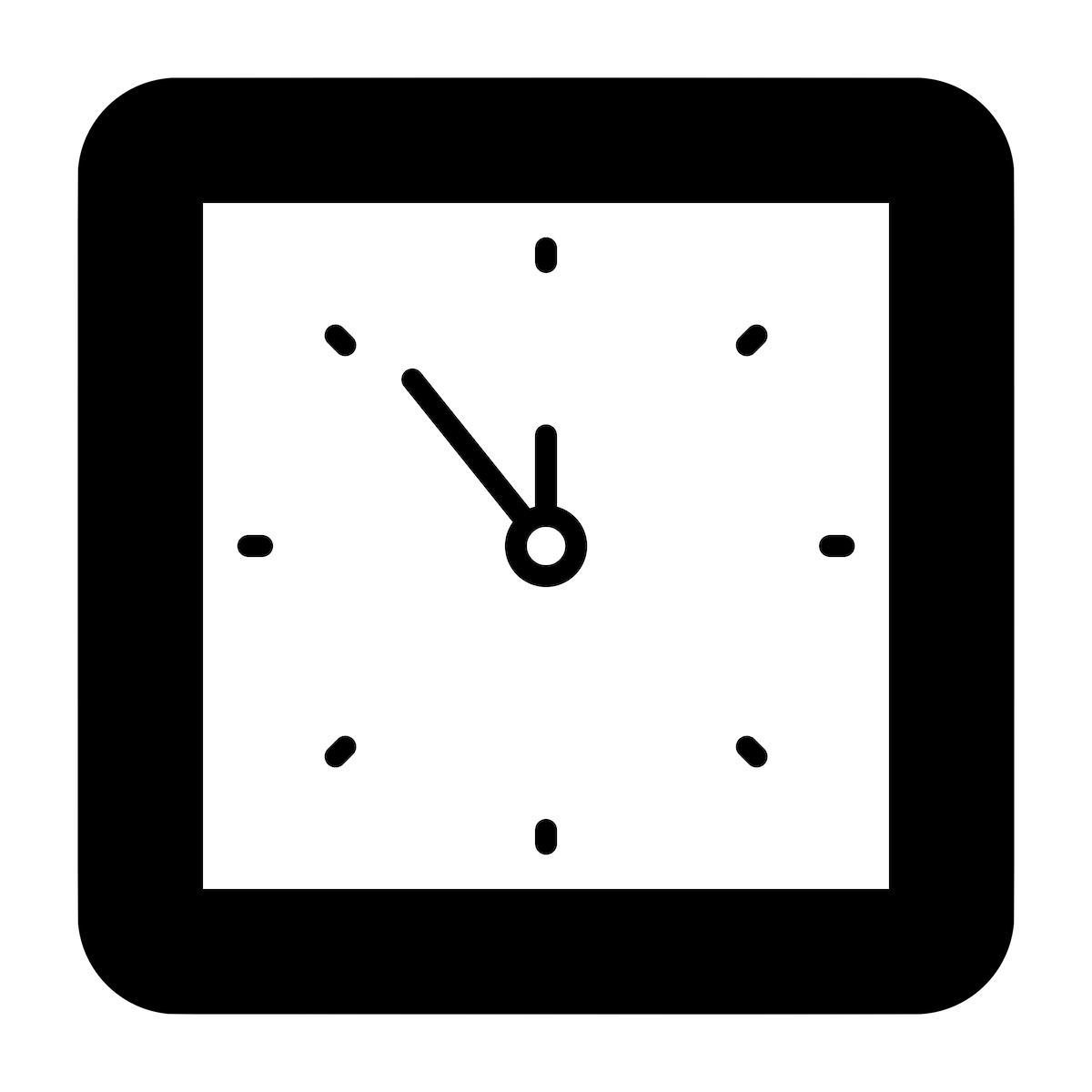 Graphic image of a clock